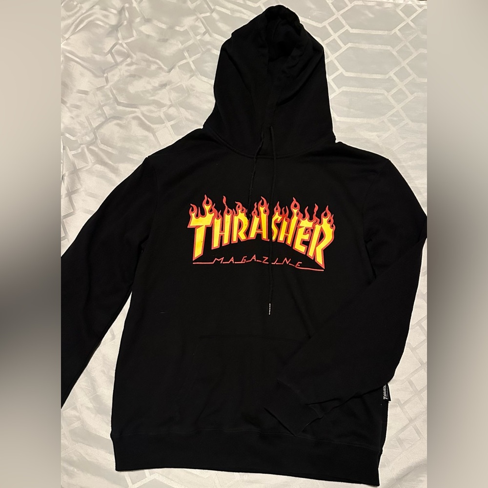 Thrasher Magazine San Francisco Hoodie Live to Skate Skate or Die